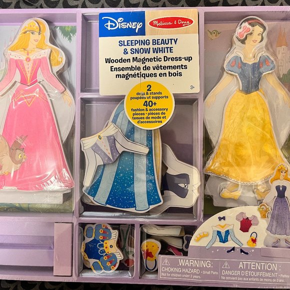 Disney Princess Wooden Puzzle Dress Designer - Picture 1 of 1